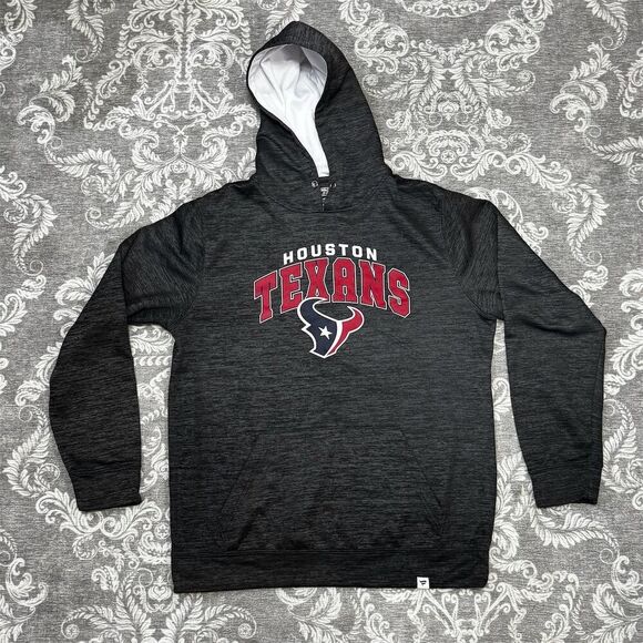 Houston Texans Fanatics Men's Pullover Hoodie Black Size L - Picture 1 of 5